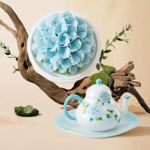 Dehua ceramic flower ornaments aromatherapy-Hydrangea