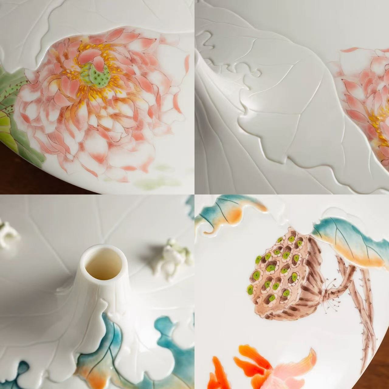 Dehua Ceramics Japanese Hand-Painted Vase - Image 5