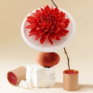Dehua ceramic flower ornaments aromatherapy-Dahlia Kit