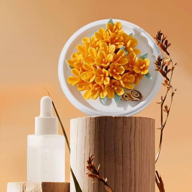Dehua ceramic flower ornaments aromatherapy-Osmanthus fragrans - Image 6