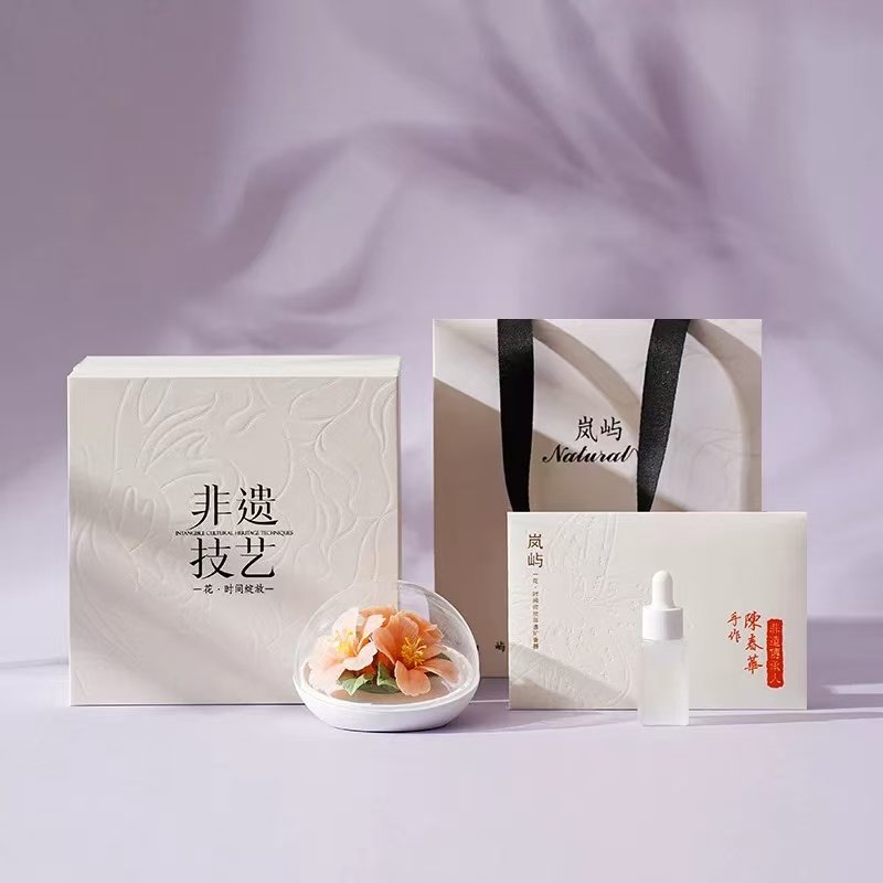 Dehua ceramic flower ornaments aromatherapy-Hibiscus - Image 2