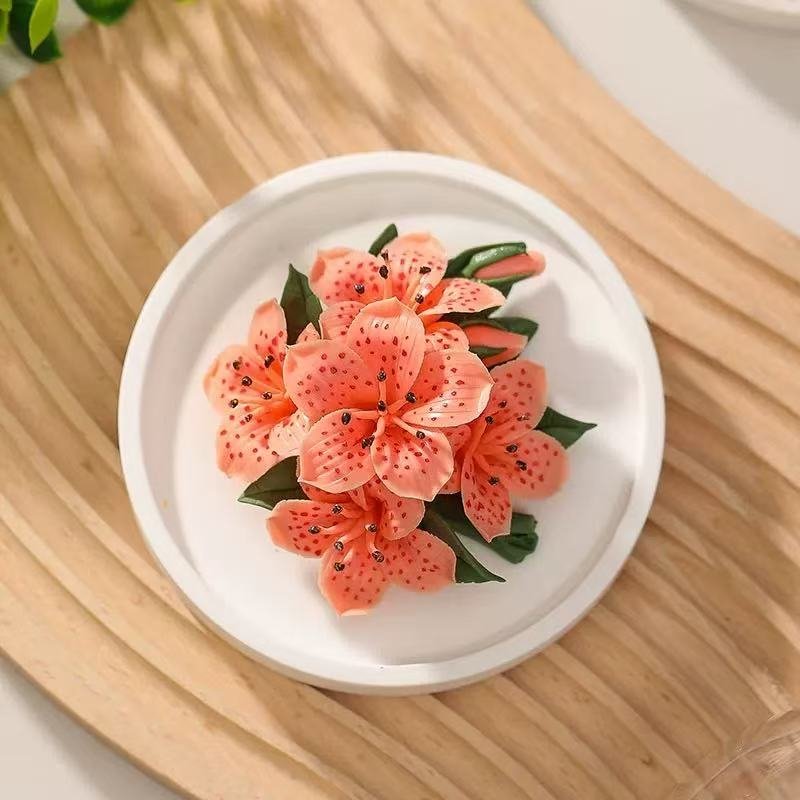 Dehua ceramic flower ornaments aromatherapy-Phalaenopsis - Image 4