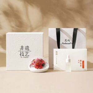 Dehua ceramic flower ornaments aromatherapy-Kapok flower