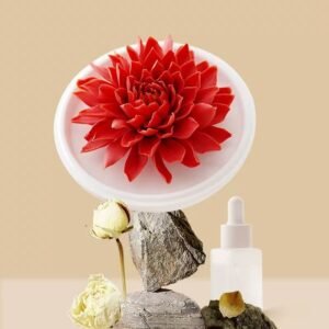 Dehua ceramic flower ornaments aromatherapy-Dahlia