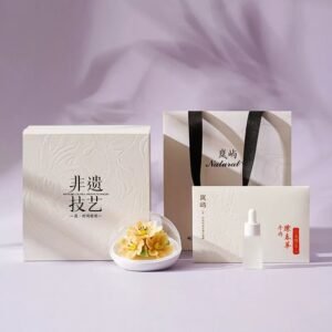 Dehua ceramic flower ornaments aromatherapy-Gesang flower