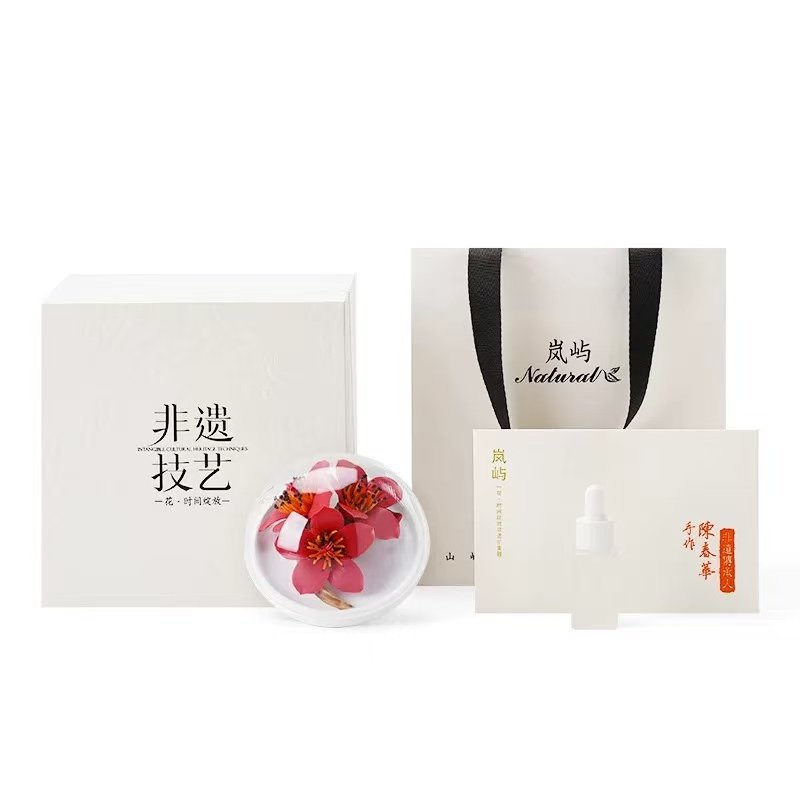 Dehua ceramic flower ornaments aromatherapy-Kapok flower - Image 5