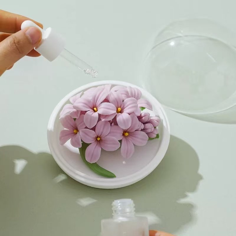 Dehua ceramic flower ornaments aromatherapy-Lilac - Image 2