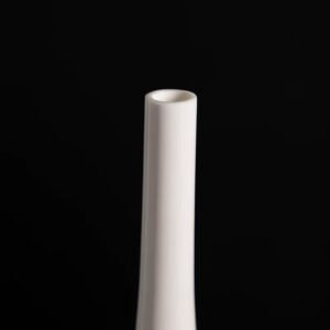 Dehua white porcelain vase-Lunar Flow