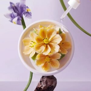 Dehua ceramic flower ornaments aromatherapy-Gesang flower