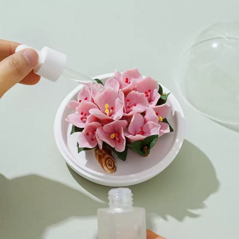 Dehua ceramic flower ornaments aromatherapy-Bougainvillea - Image 4