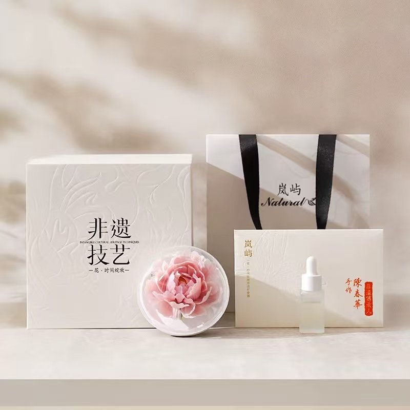 Dehua ceramic flower ornaments aromatherapy-Peony - Image 4