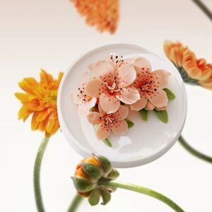 Dehua ceramic flower ornaments aromatherapy-Azalea