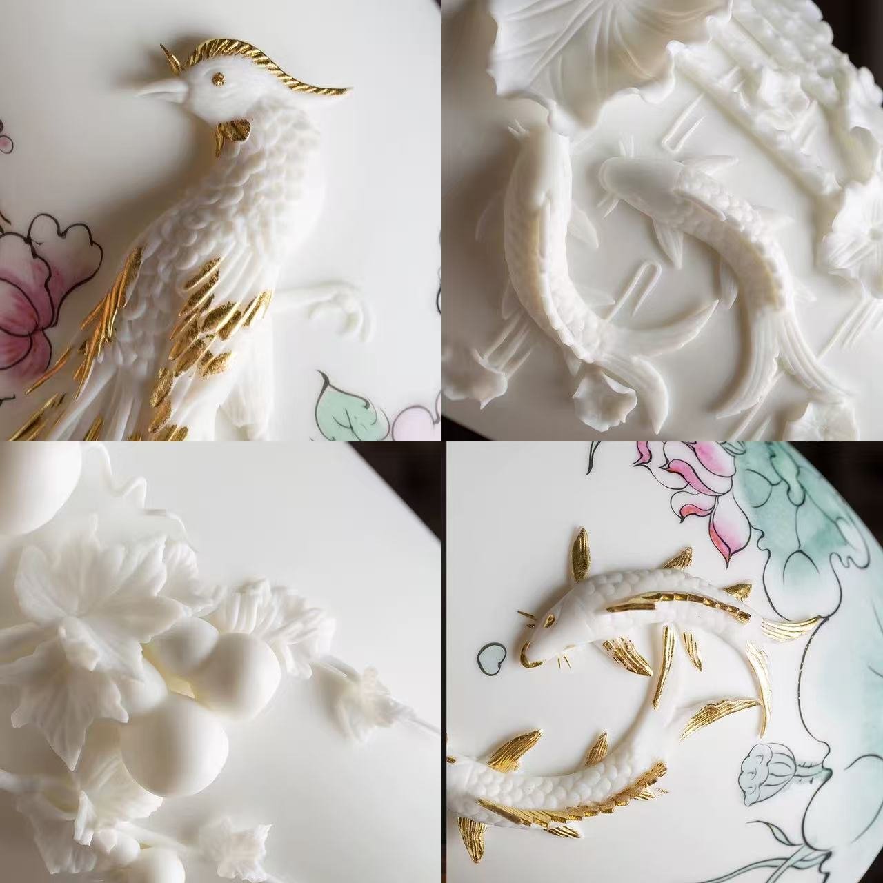 Hand-painted porcelain vase - Image 4