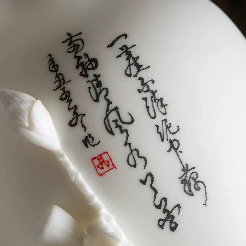 Hand-painted porcelain vase - Image 5